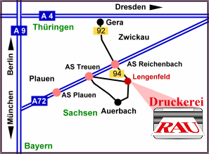 Anfahrt nach Lengenfeld